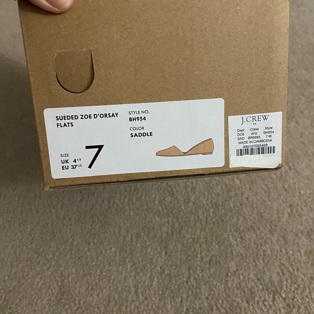 J. Crew Factory Tan Flats & Loafers
